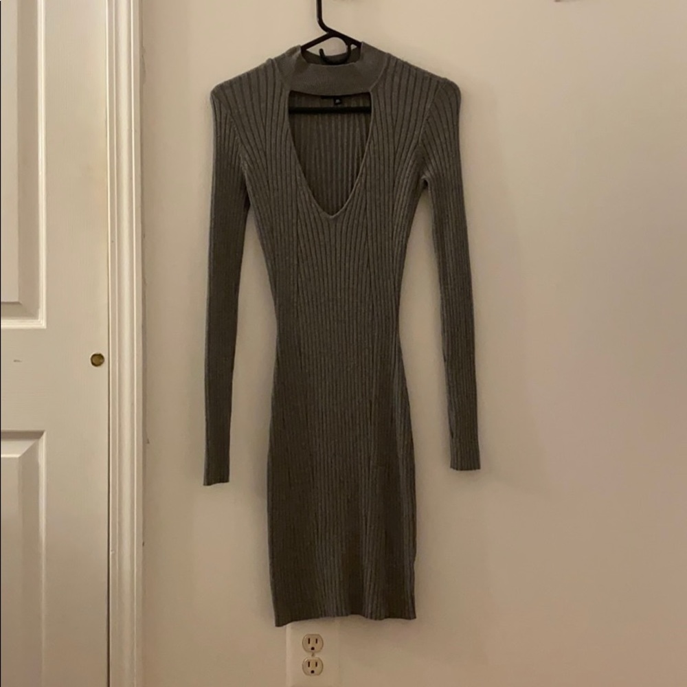 Kendall & Kylie Ribbed Sweater Dress